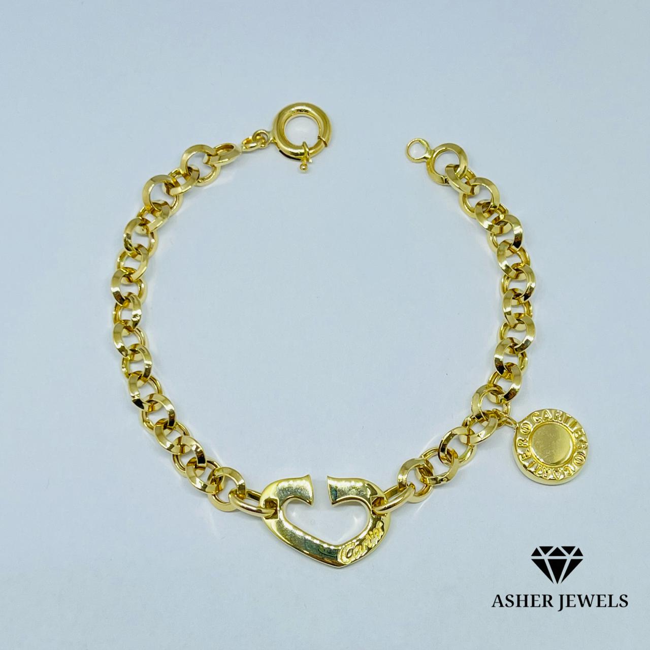 Cartier with Charm Bracelet 8"